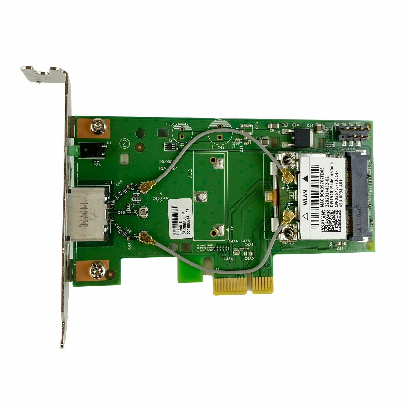 Dell Broadcom BCM943228HM4L PCI Wireless Adapter Card 01JKGC 03676J H04VY