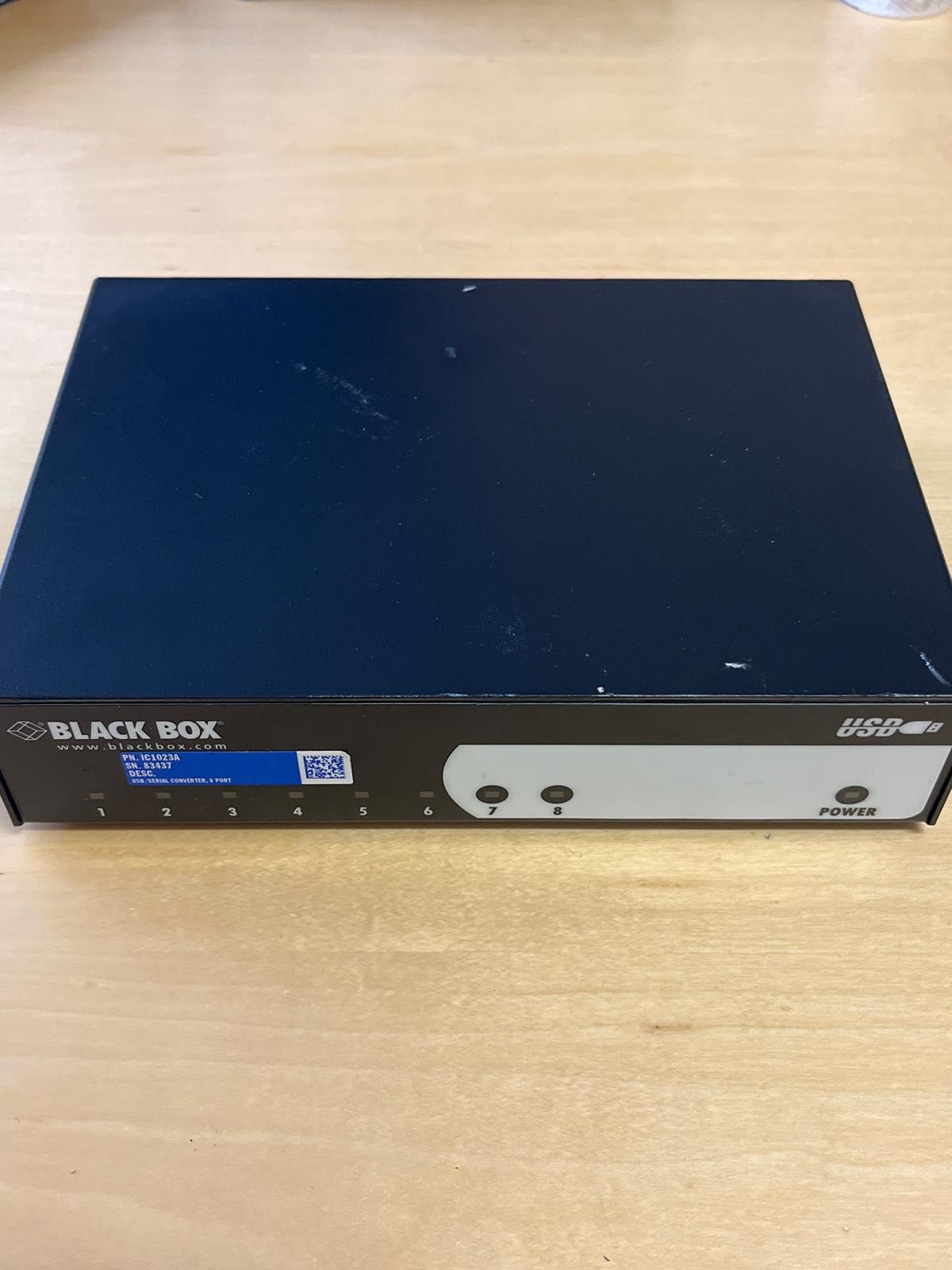 BLACK BOX 8-PORT USB TO RS-232 / 422 / 485 CONVERTER
