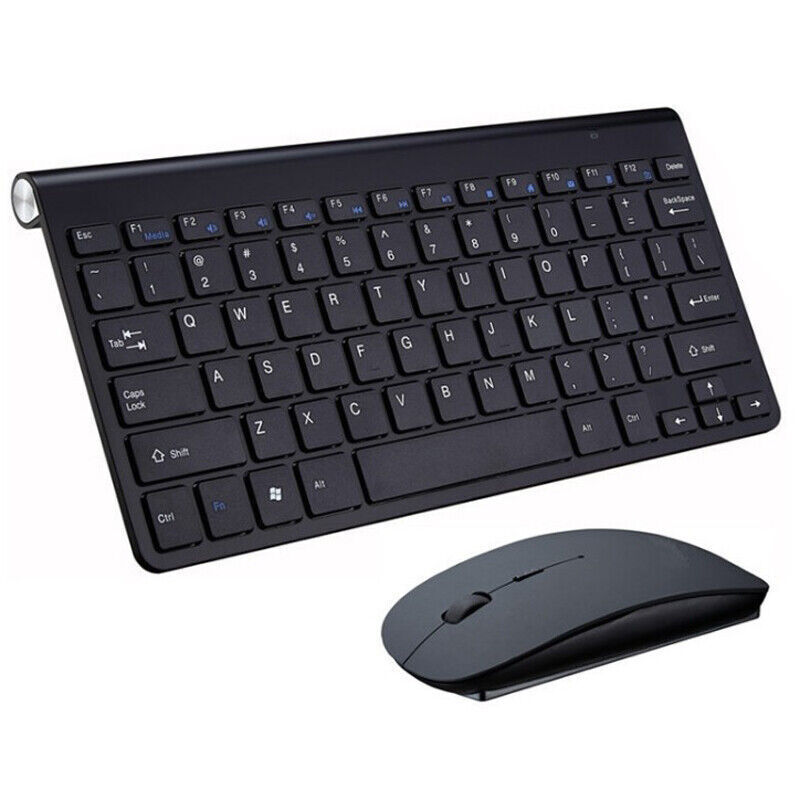 Wireless Keyboard And Mouse Combo Set 2.4G For PC Laptop Computer mini Size Slim