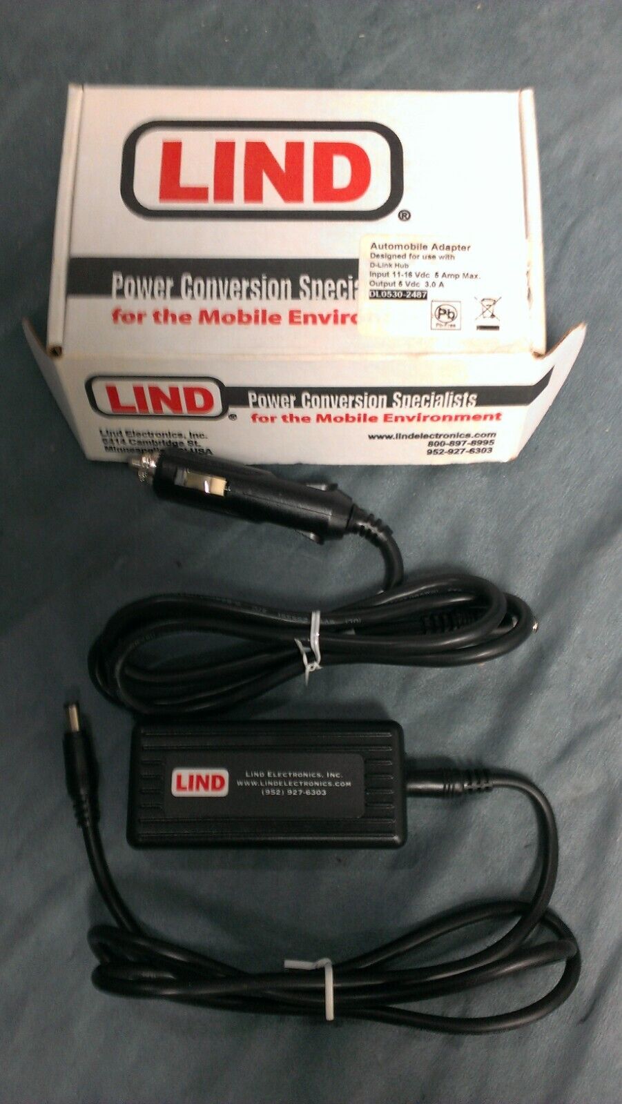 Lind Electronics DL0530-2487 Power Adapter Auto Adapter