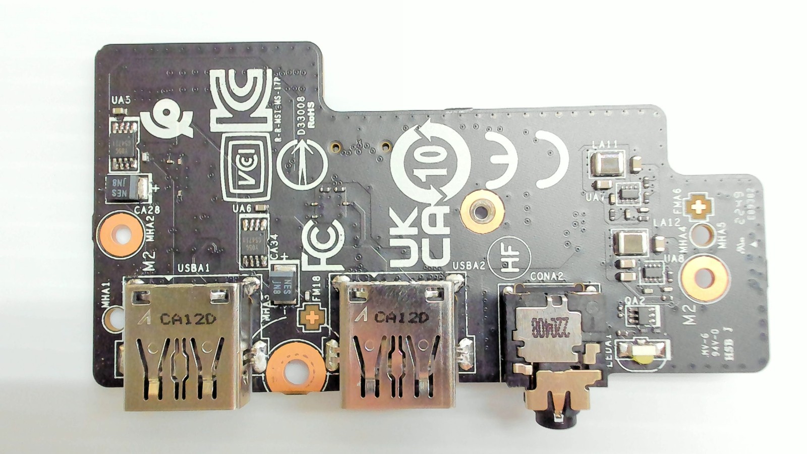 MSI IO Board for A13VH-053US 607-17P2A-02S New