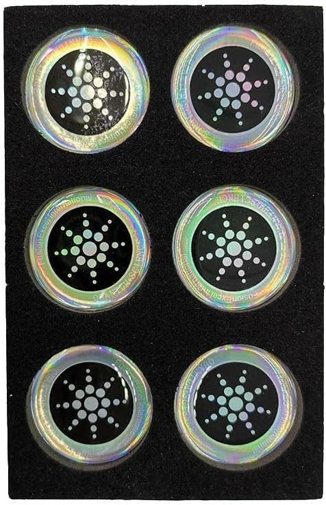EMF Stickers Blocker Neutralize Shield Protection for Cell 6 Pcs Sliver 