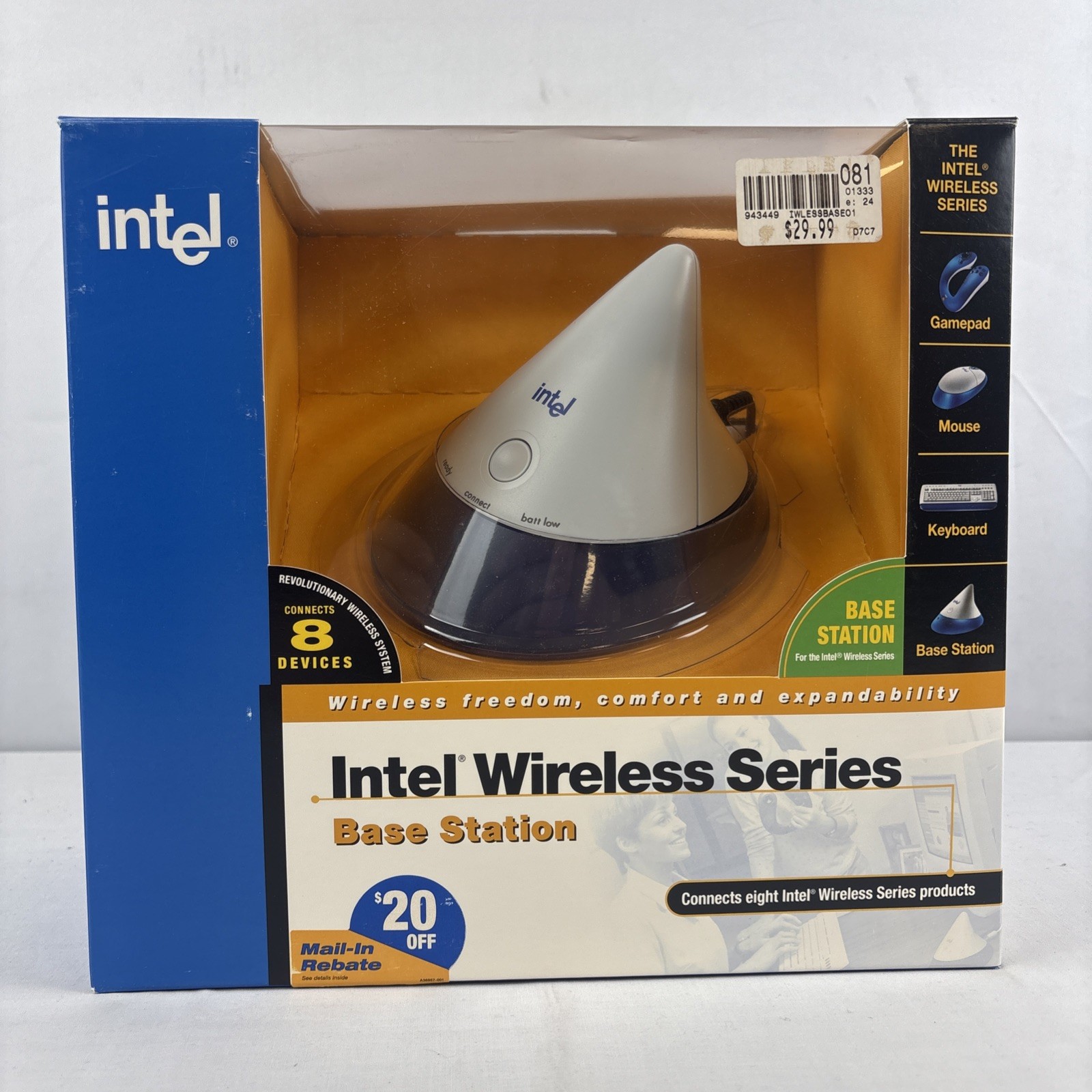 Intel Wireless Series Base Station For PC Windows Vintage New In Box 