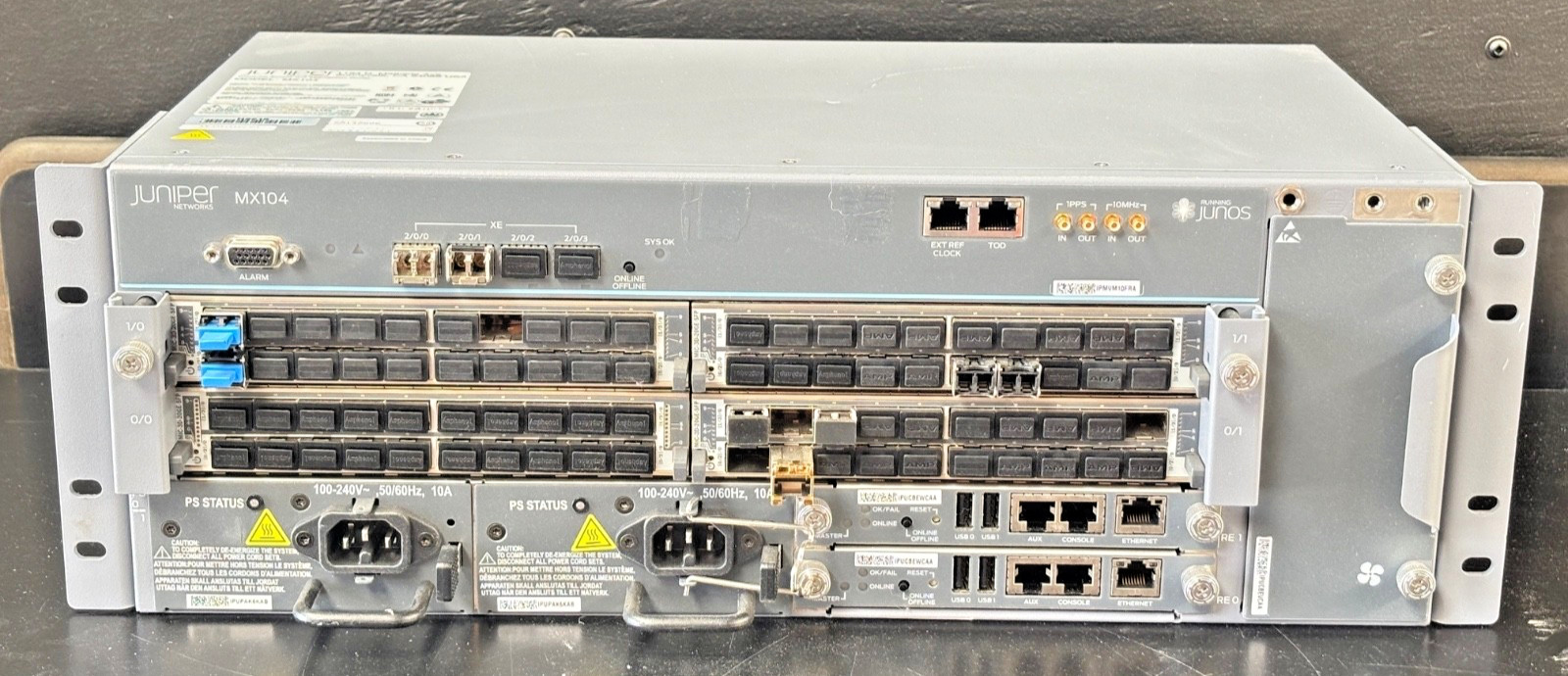 Juniper Networks MX104 Universal Access and Aggregation Router, CHAS-MX104-S-A