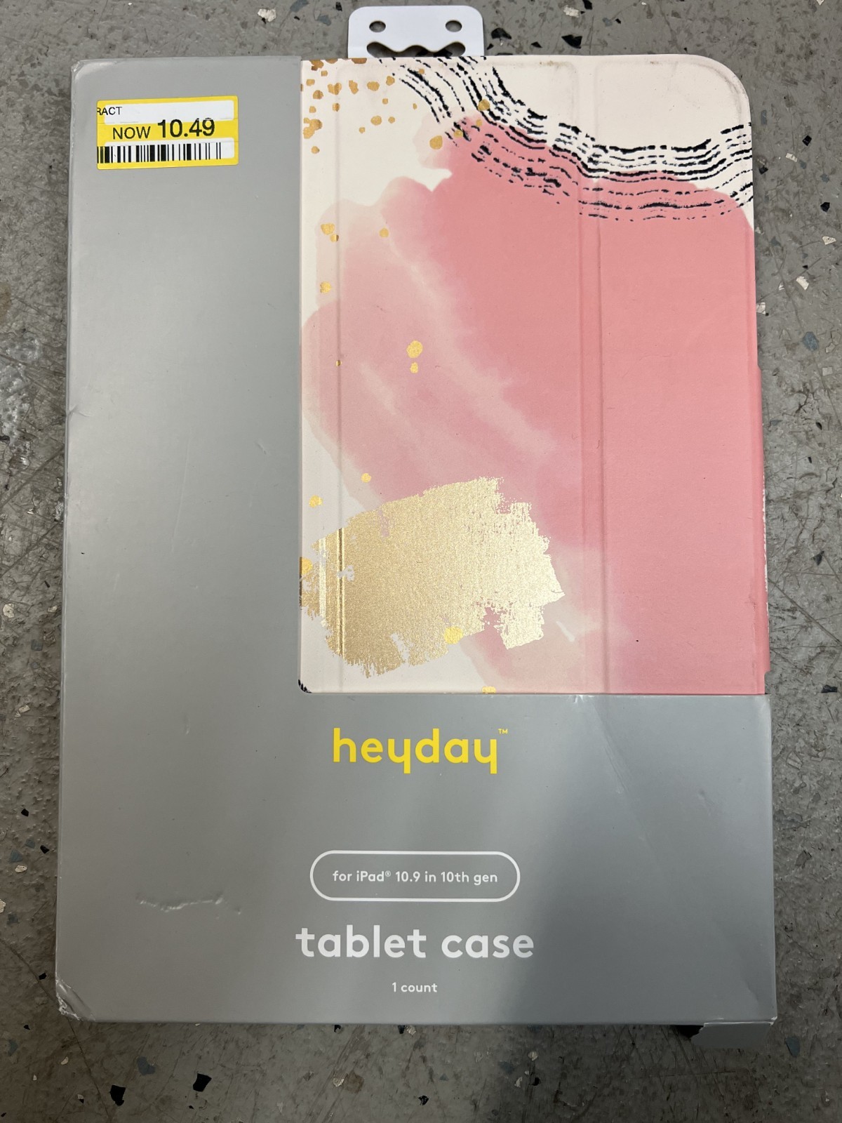 Heyday Tablet Case For 10.9" iPad 10th Generation Pink and Gold LOW PRICE
