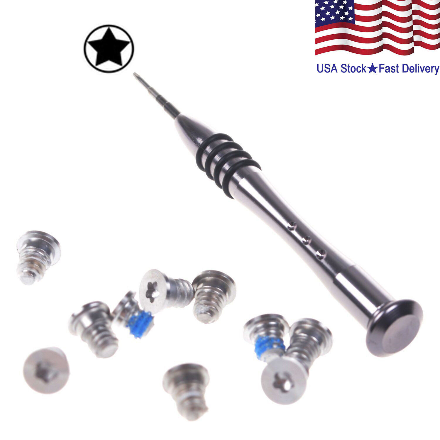 For MacBook Pro Retina 2012-2015 Lower Case Screw Set P5 / *1.2 Star Screwdriver