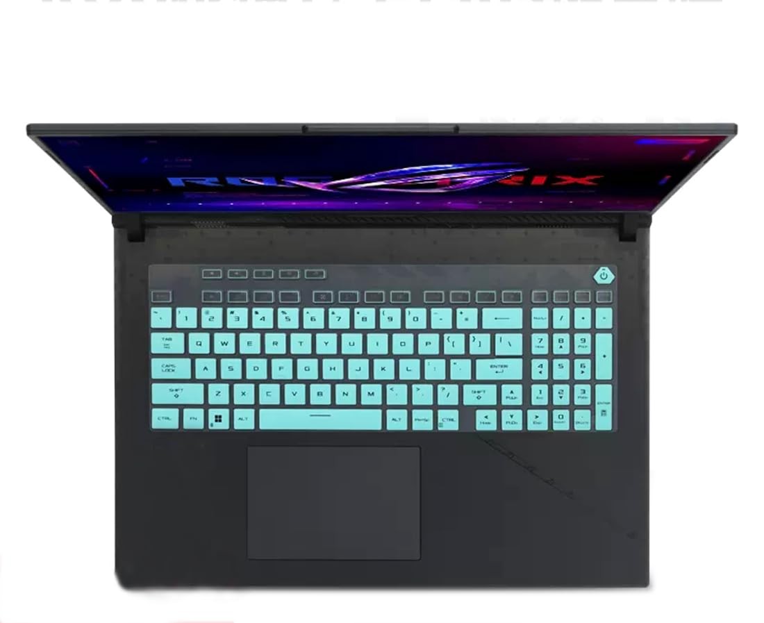 Keyboard Skin Compatible for 2023 18" Asus ROG Strix Scar G834, Mint