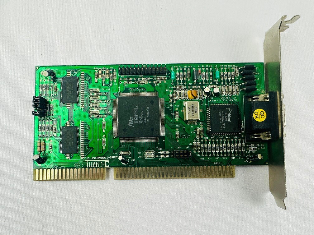 Trident Microsystems TVGA8900D Turbo-C HNG8900CL-24D1TIA1 Video Graphic Card