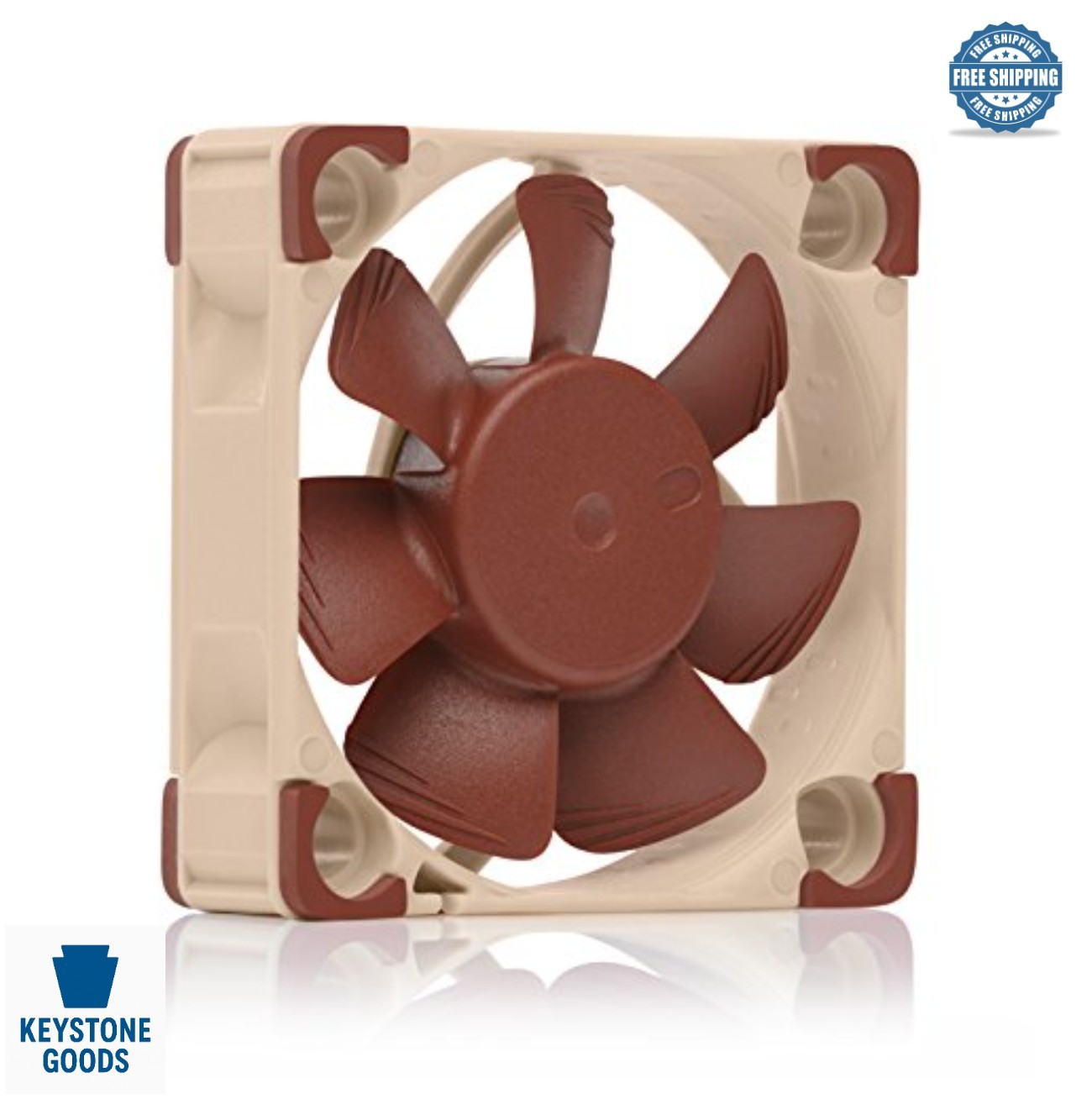 40mm Quiet Case Fan 12V 3-Pin 4500 3700 RPM Low Noise Slim 10mm Replacement