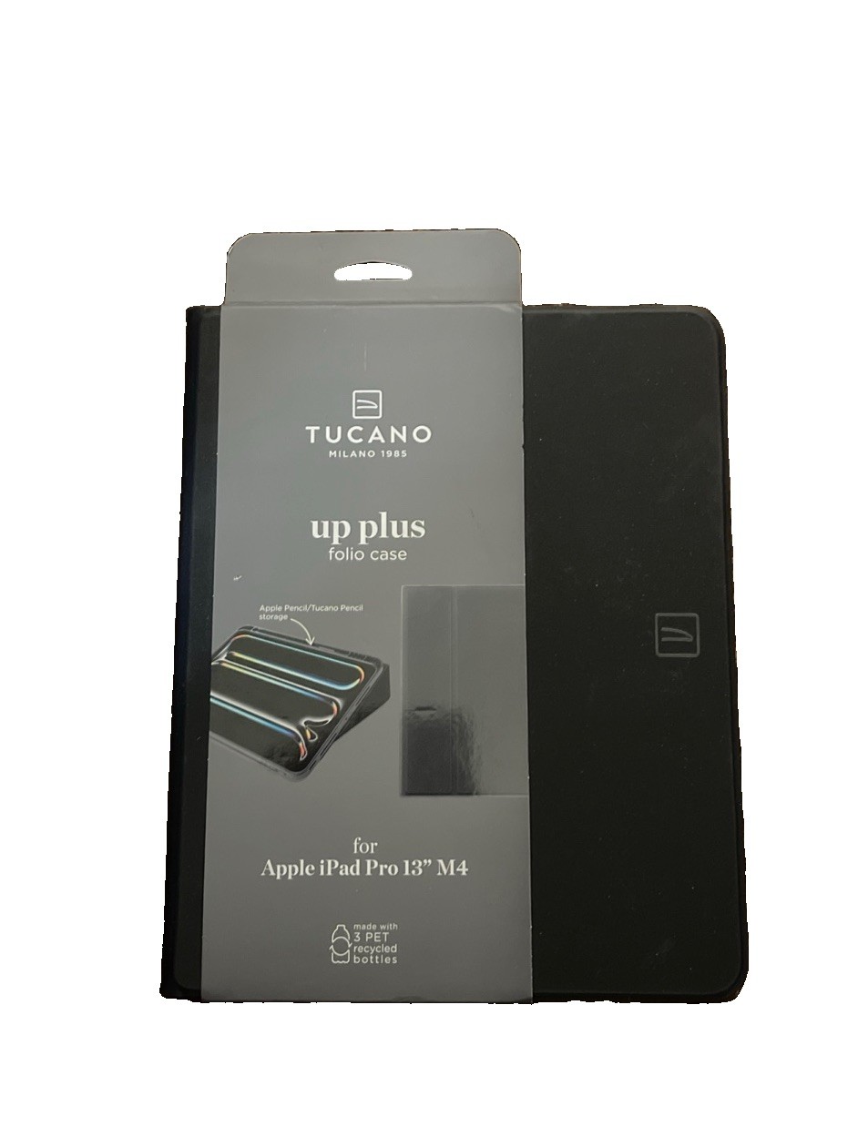 TUCANO Up Plus Folio Case For Apple IPAD PRO 13” M4. Black - NEW
