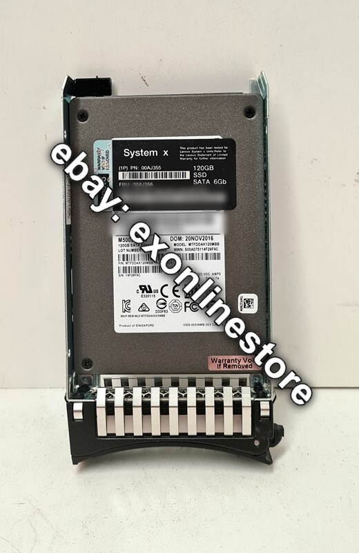 00AJ355 - 120GB SATA 2.5" MLC HS Enterprise Value SSD (FRU: 00AJ356)