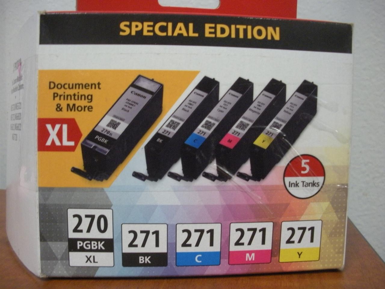 Canon PGI 270 XL /CLI 271   Black/Color Ink Cartriges
