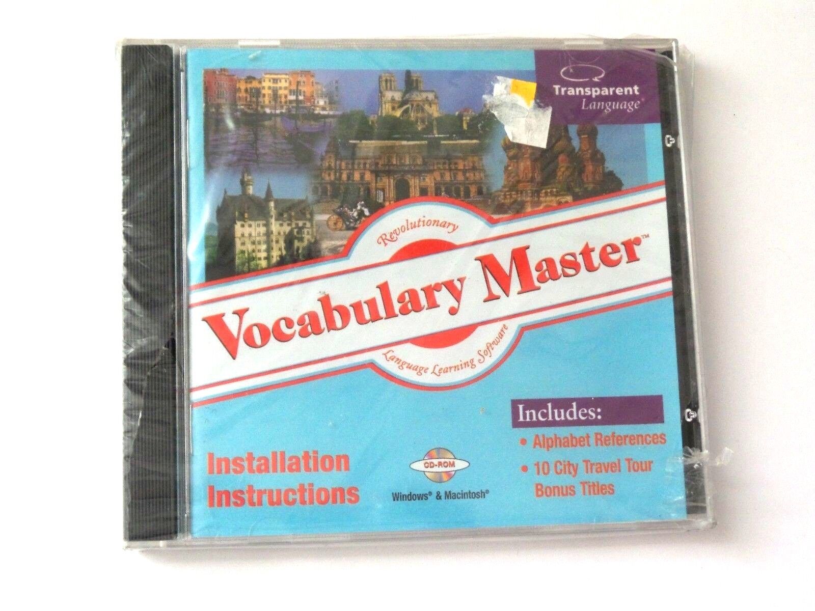 Vocabulary Master: Transparent Language (CD, Win/Mac) - Ships within 12 hours