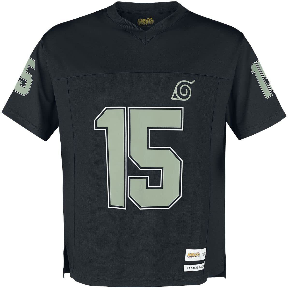 cotton division Naruto - Kakashi - T-Shirt Sports US Replica Unisex (XXL)