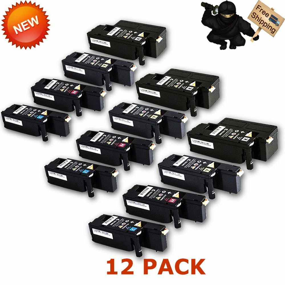 3SET OF12PK Xerox 6027 Toner for WorkCentre 6027 6025 106R02759 Phaser 6022 6020