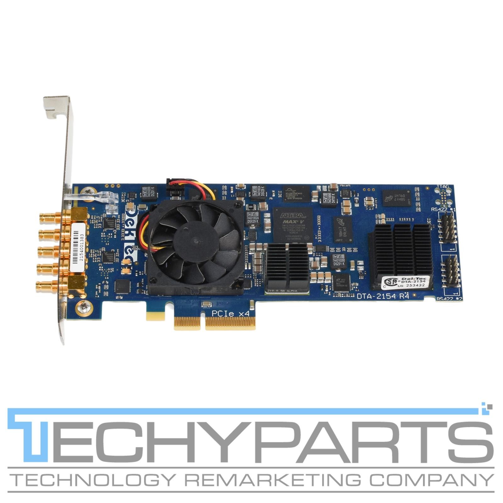 DekTec DTA-2154 Quad HD-SDI/ASI Input/Output PCIe x4 Adapter