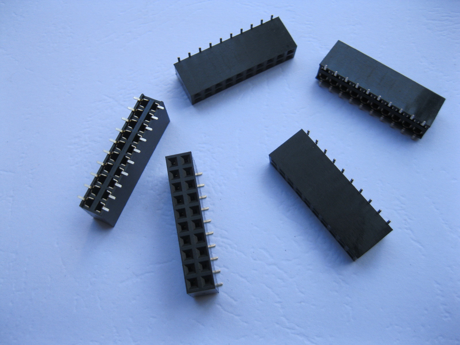 12 pcs SMD SMT 2.54mm 2x10 20pin Female Pin Header Double Row Strip Gold Plated