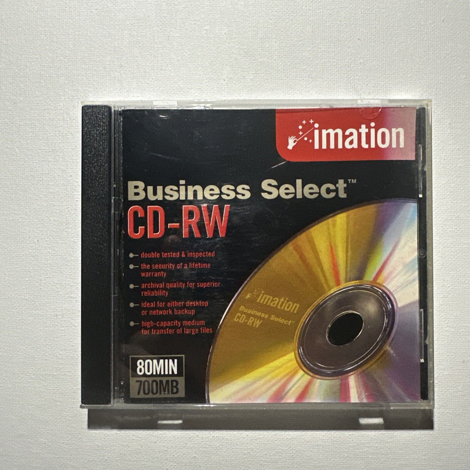Imation Business Select CD-RW 80 Mins 700MB Desktop Network Backup