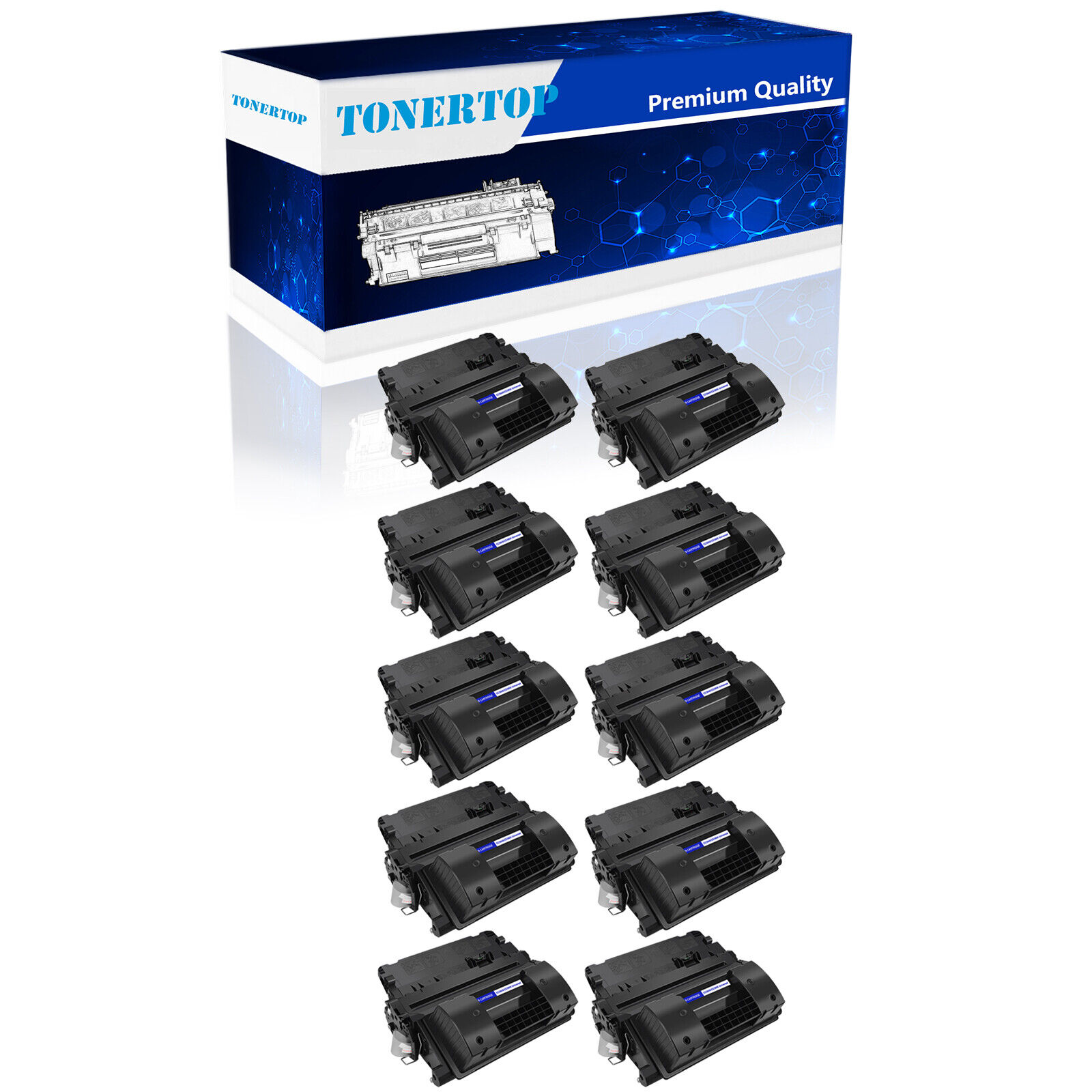 10PK CE390X 90X Hi-Yield Toner For HP LaserJet Enterprise M603dn M602n M4555h