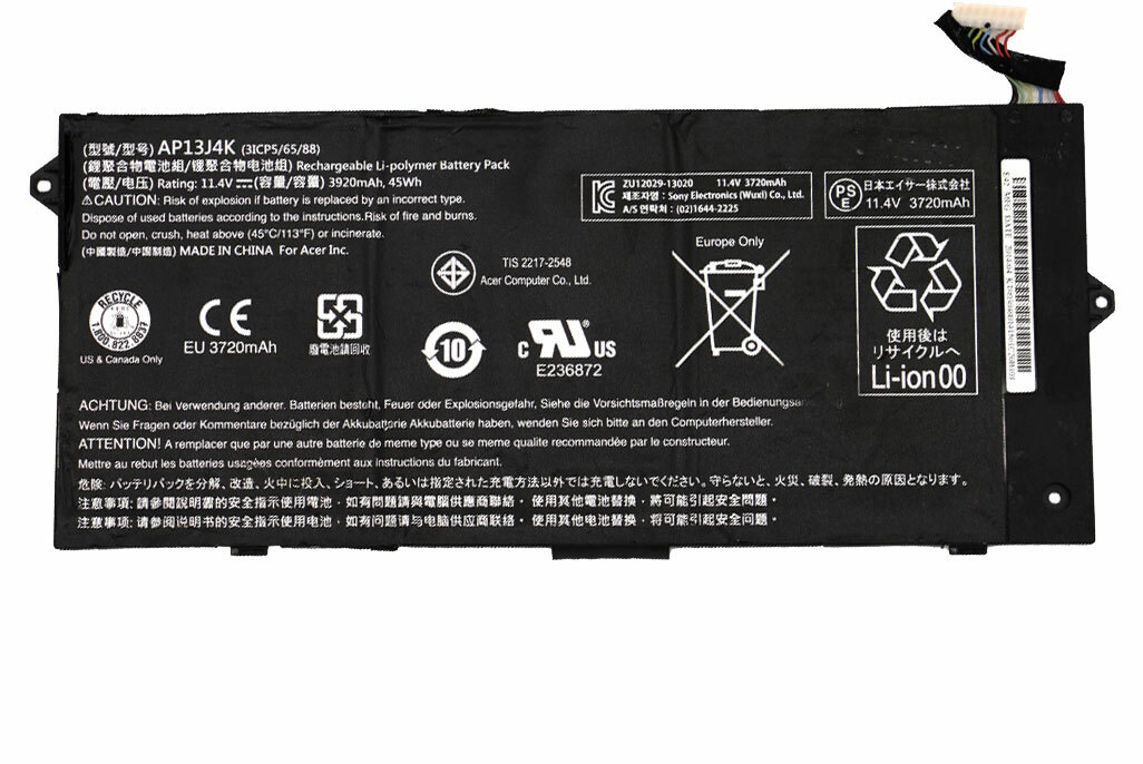 Genuine AP13J4K AP13J3K Battery for Acer Chromebook C720 C720P C740 C720-2844