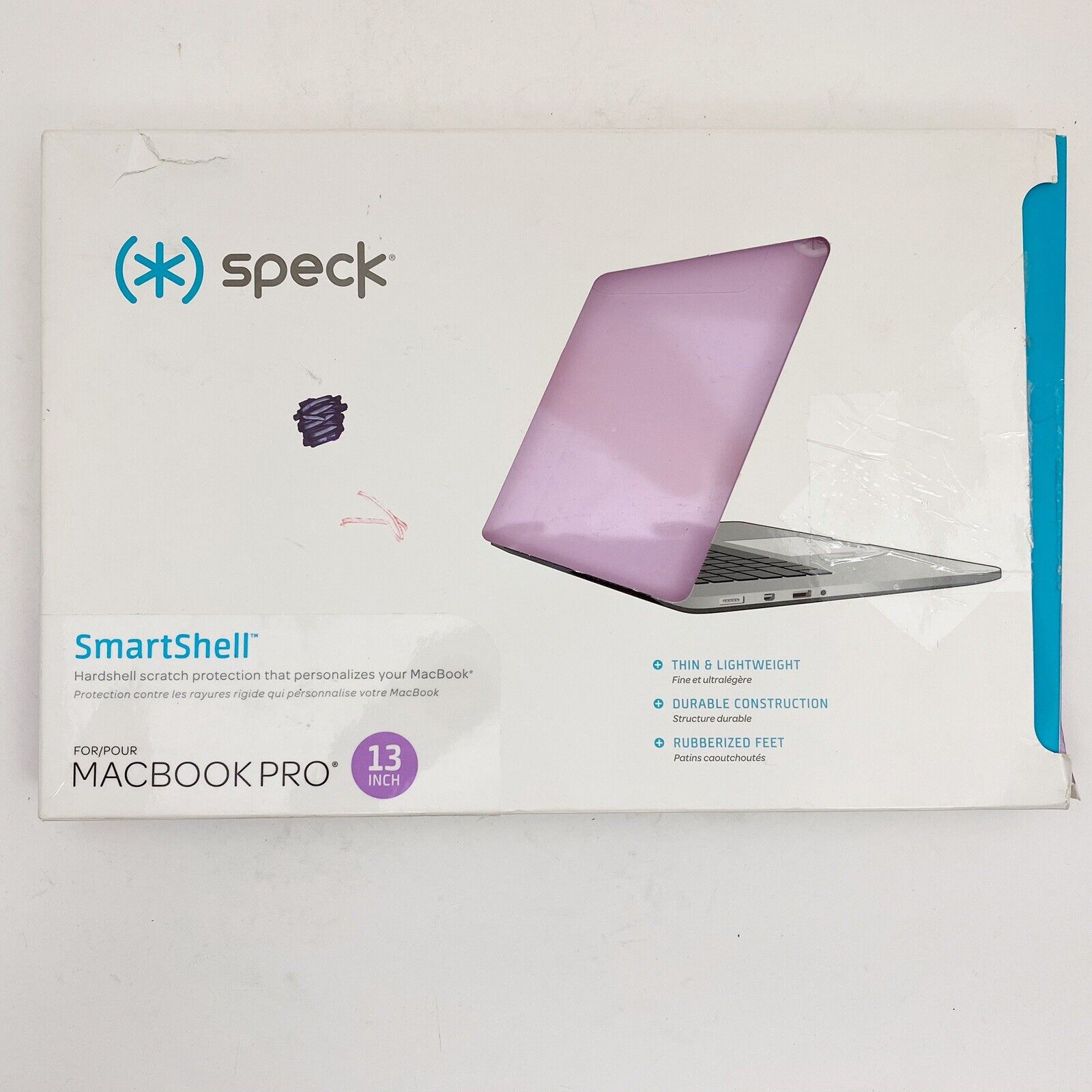 Authentic Speck SPK-A2562 For 13 Apple MacBook Pro - Haze Purple Not for Retina 