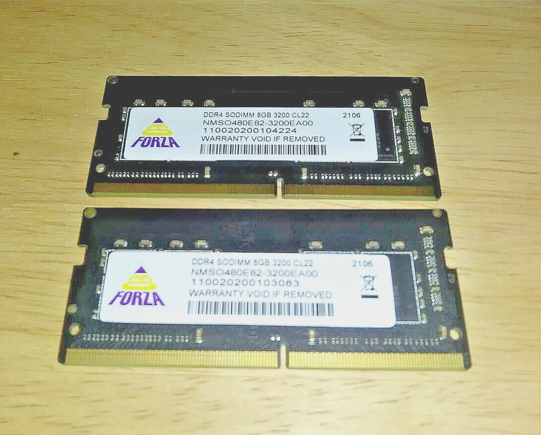 Neo-Forza 8GBx2 (16 GB) DDR4 3200 CL22 SO-DIMM