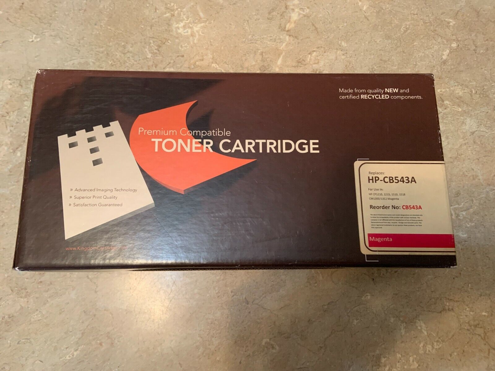 High Quality MAGENTA Toner for HP 125A, CB543A, Canon 116, 1977B001AA, CP1215