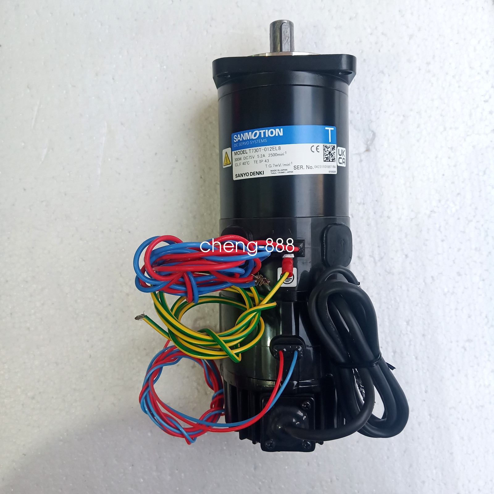 1PCS SANYO T730T-012EL8 DENKI SERVO MOTOR T730T012EL8 new via FedEx or DHL
