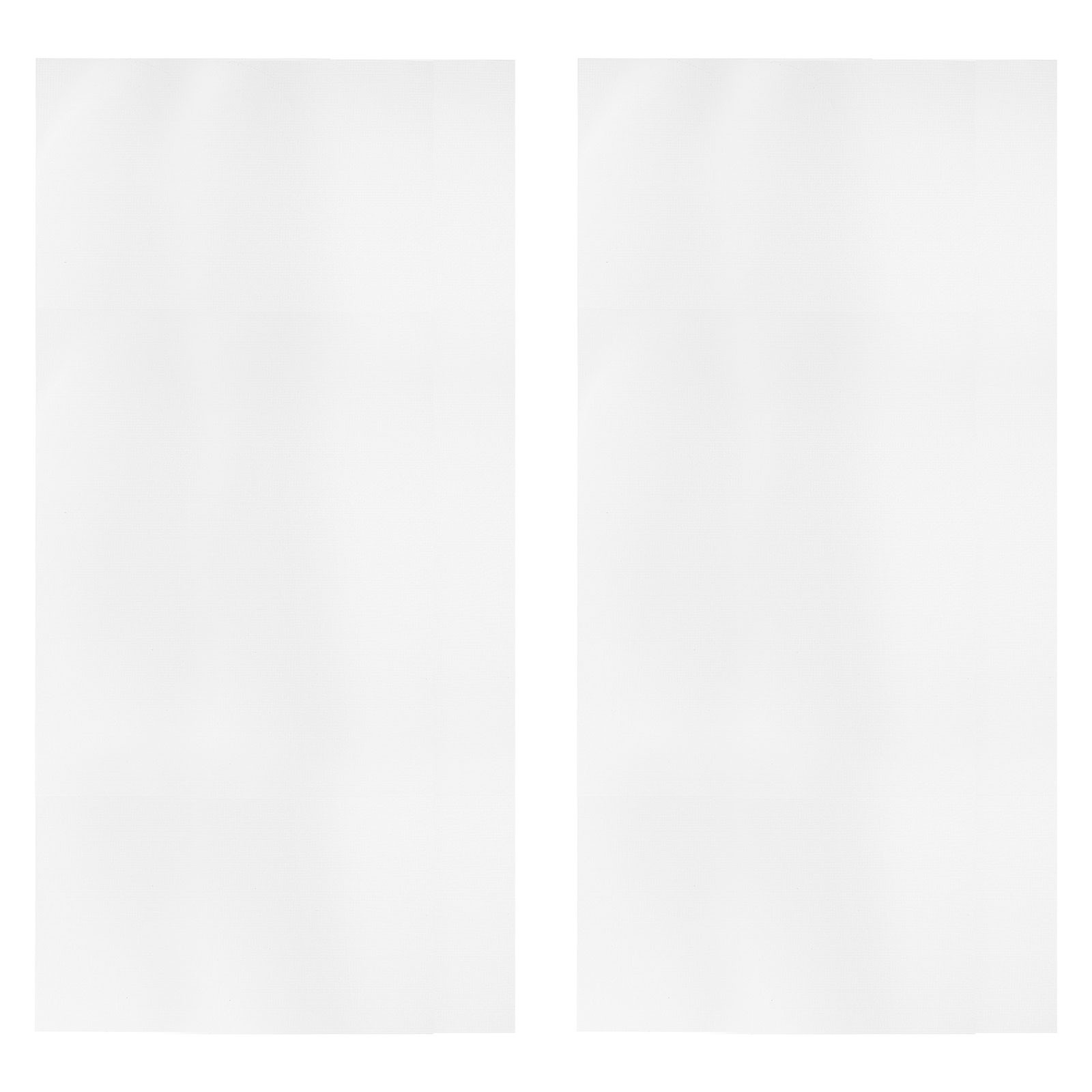 PC Fan Dust Mesh 39.4"x19.7" 0.5mm Hole, 2 Pcs Dust Filter White