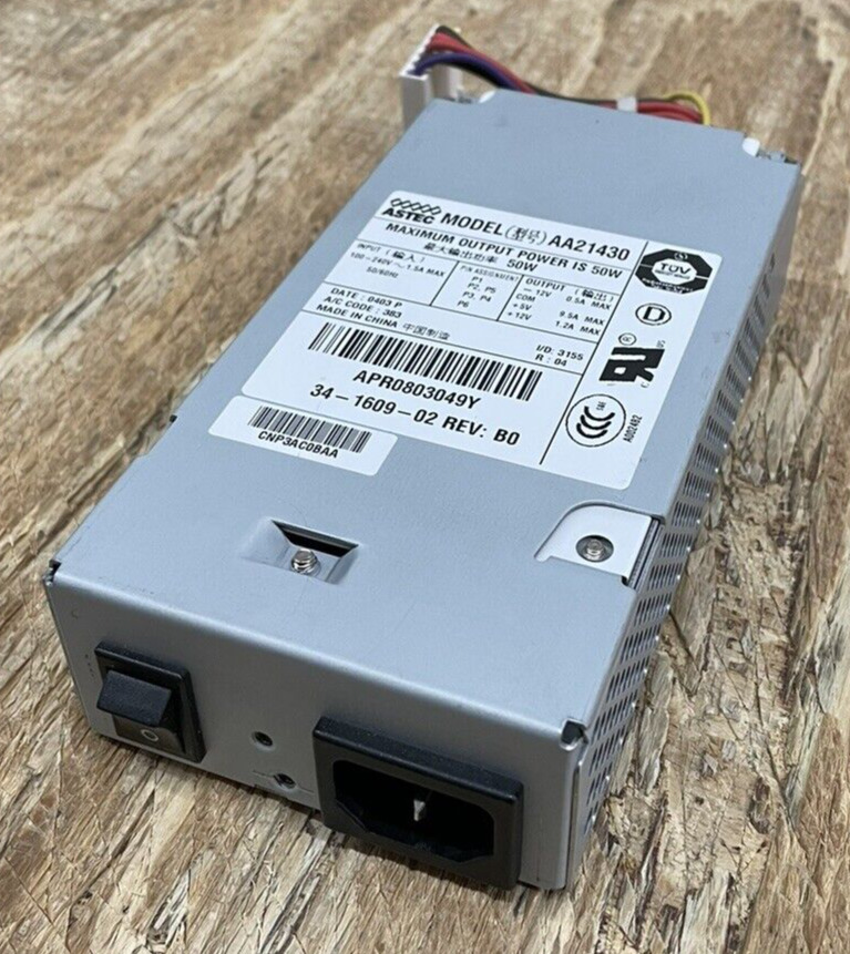 34-1609-02, Astec AA21430 50W Power Supply for Cisco 1760 1841 2600 2651 2600XM