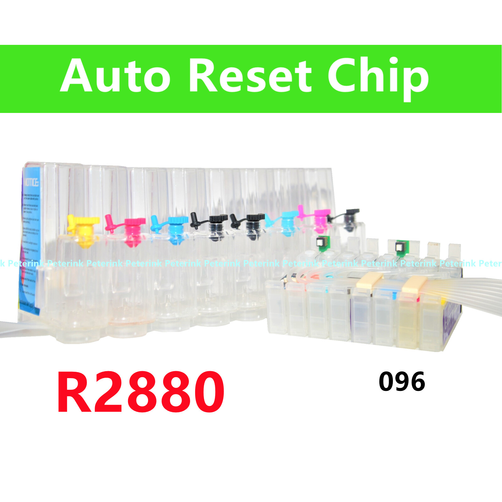 Refillable Empty Cis ciss ink system for Stylus R2880 Printer T096 96 cartridge