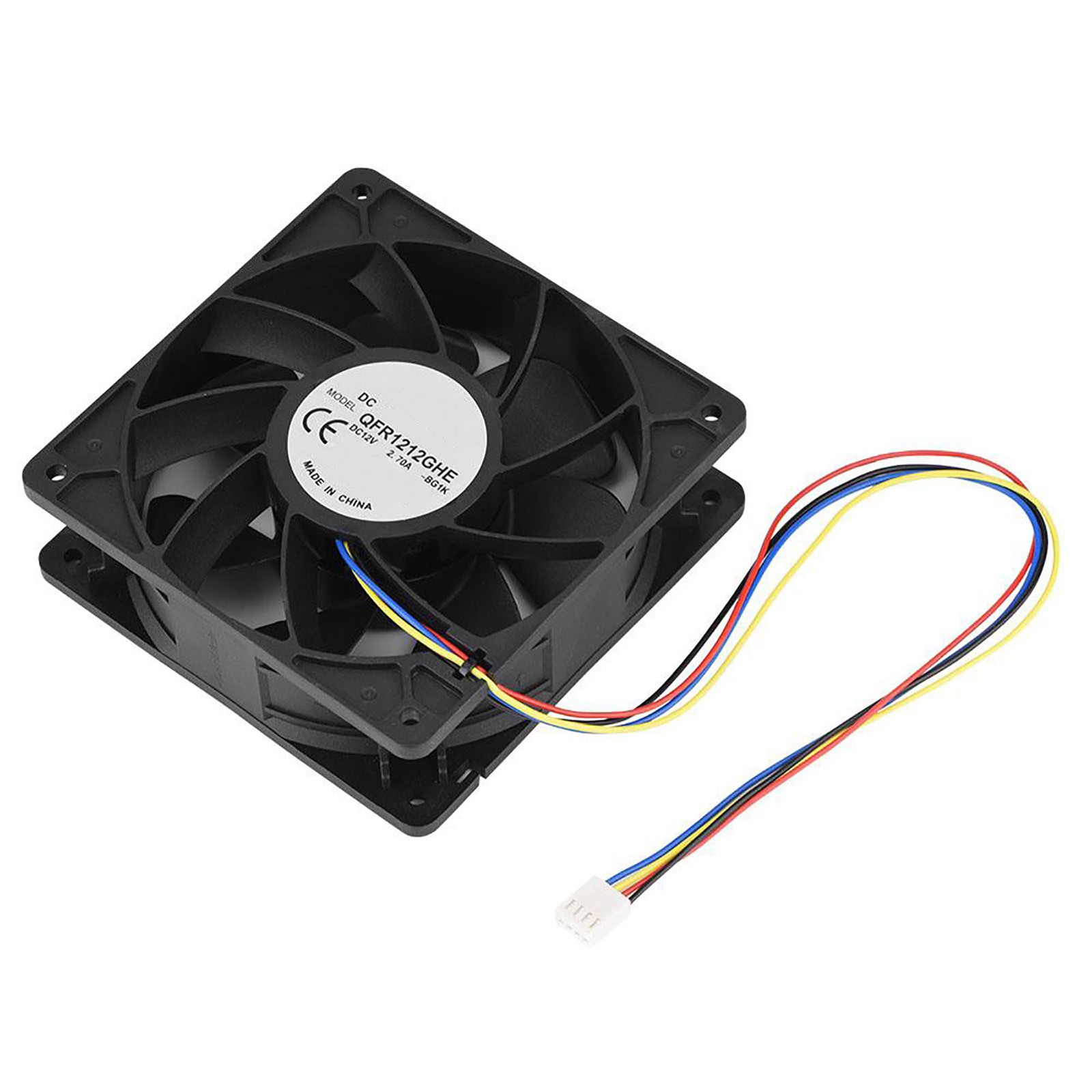 DC 12V 2.7A 6000RPM Cooling Fan Replacement 4 Pin Connector For Antminer S7 ZWVH