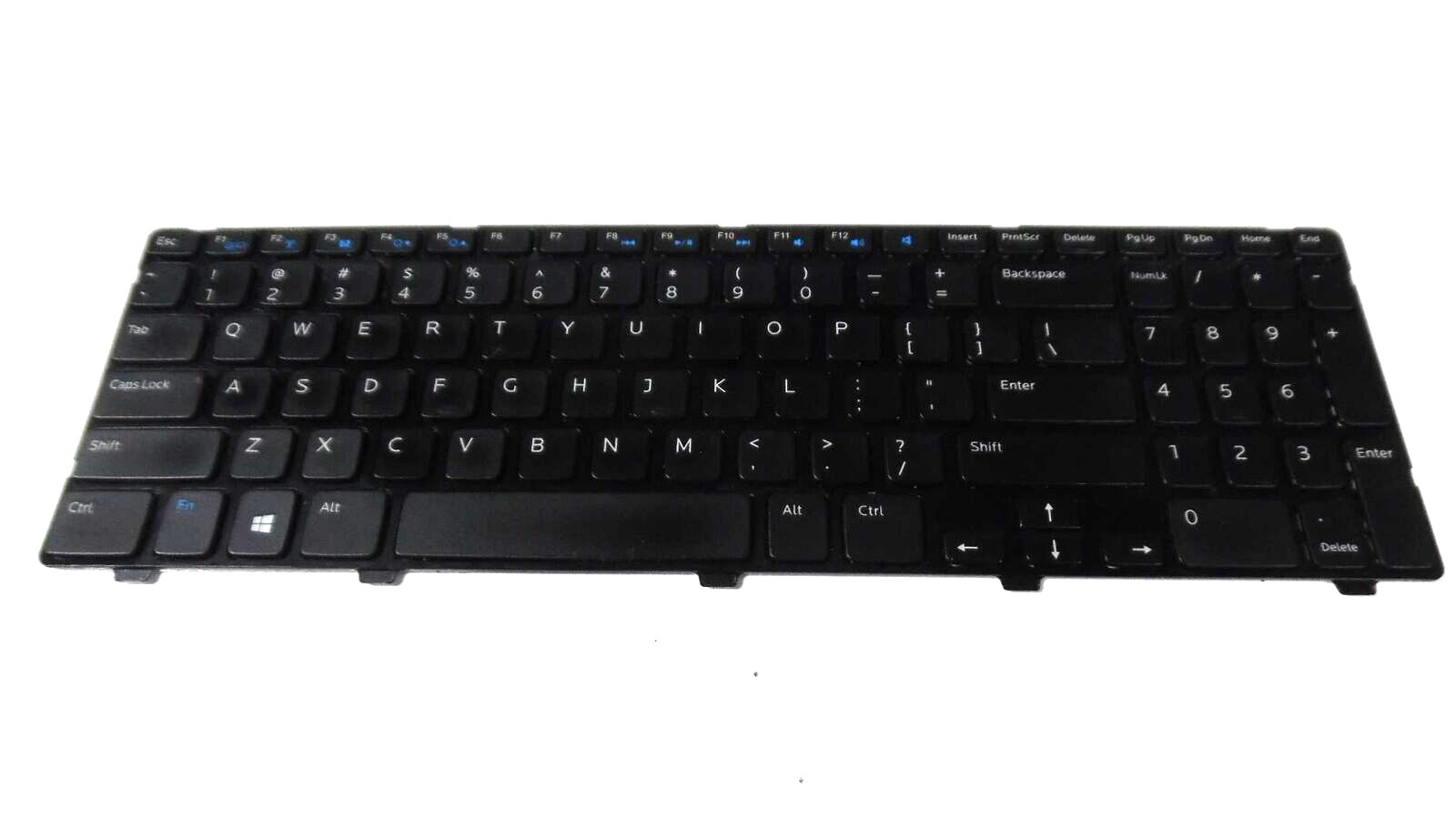 Genuine Black US QWERTY Keyboard - Dell Inspiron 15R 5537 - 0YH3FC - Tested