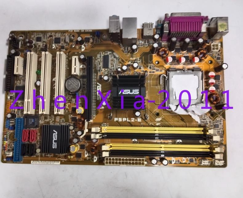 1pc used Asus motherboard P5PL2-E