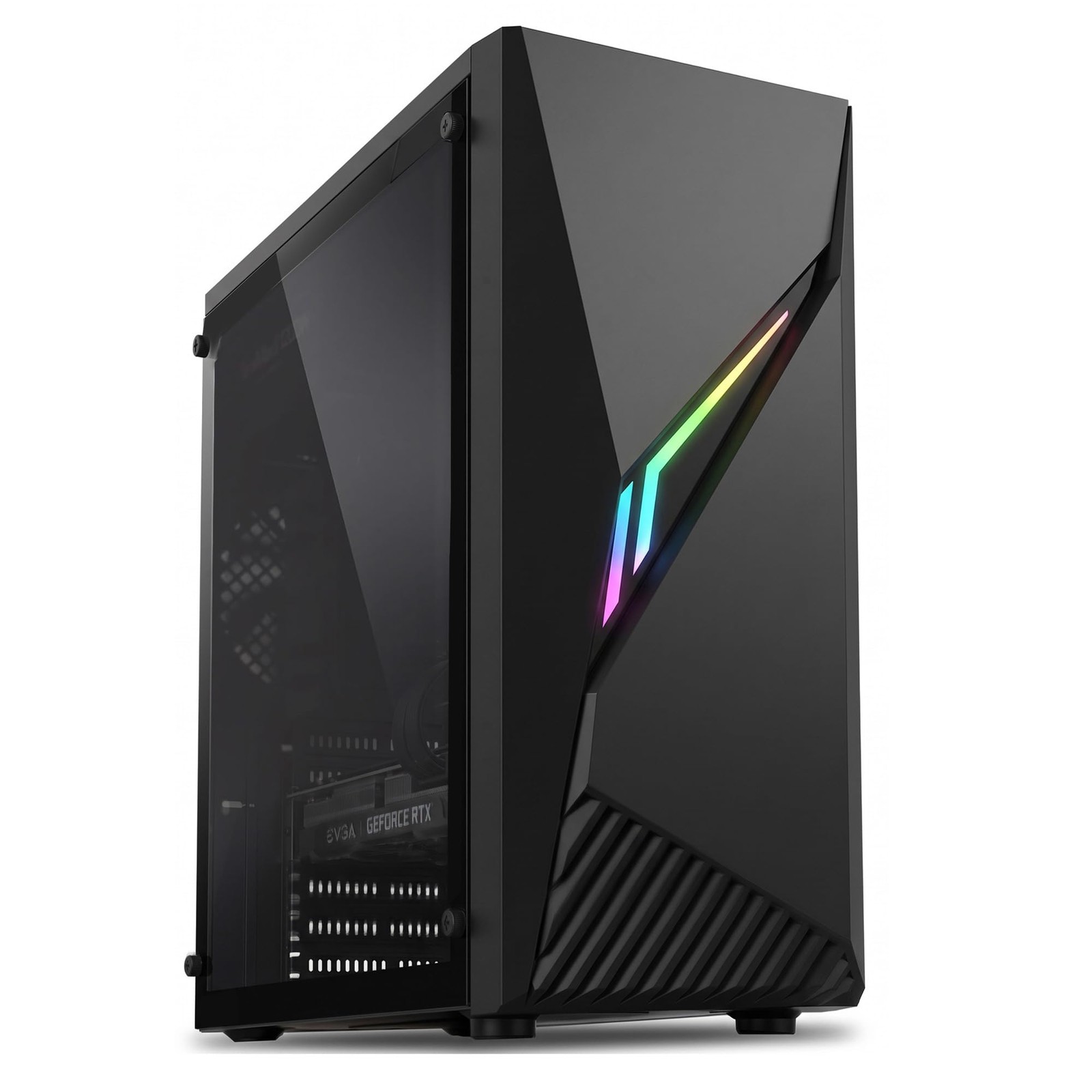 Zalman Ravn ATX MidTower RGB Gaming Desktop Computer PC Case