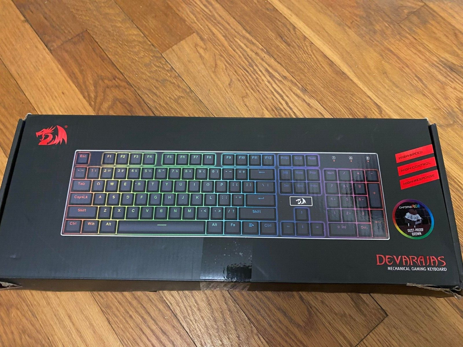 Redragon K556 RGB Mechanical Gaming Keyboard - Black devarajas