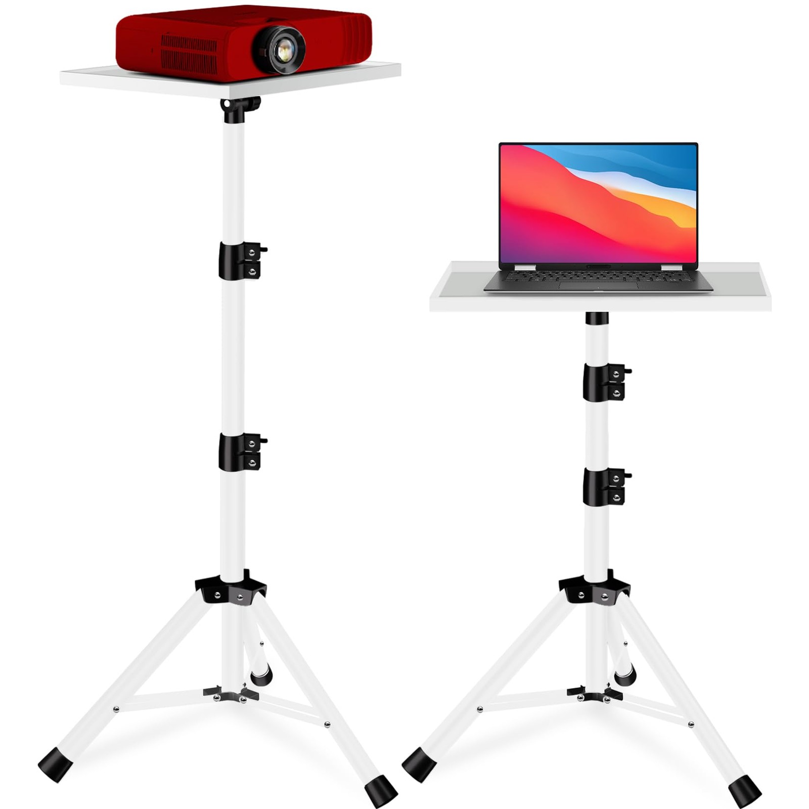 Heavy Duty Projector Stand Adjustable Laptop Tripod Mount For Office Home