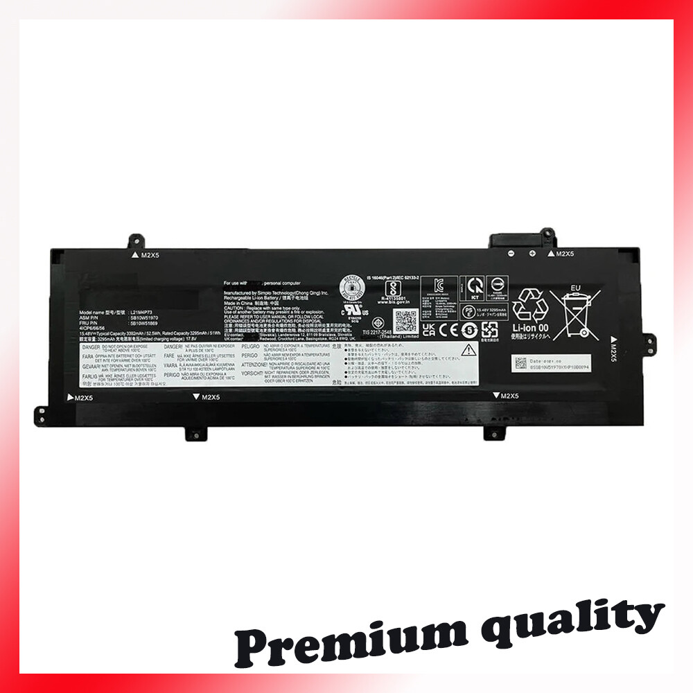 NEW L21M4P73 L21D4P73 Battery For Lenovo ThinkPad P16s T16 1st Gen 2022