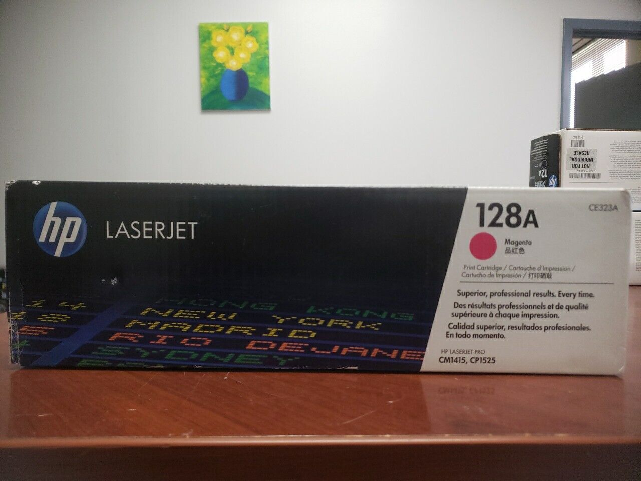 1 CE323A Magenta Toner Cartridge HP Color LaserJet Pro 128A SEALED/BRAND NEW