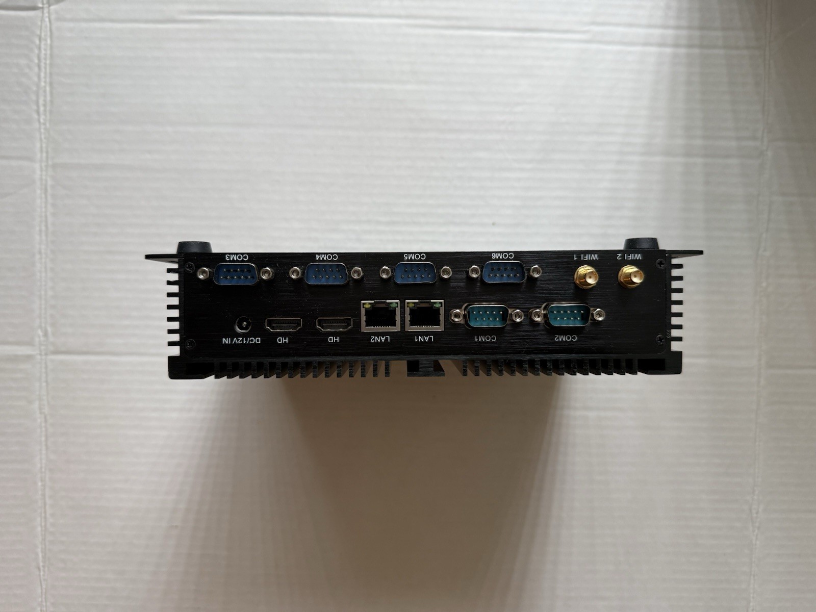 STAINLESS INDUSTRIAL MINI PC DUAL LAN DUAL HDMI WI-FI 6COM PORT