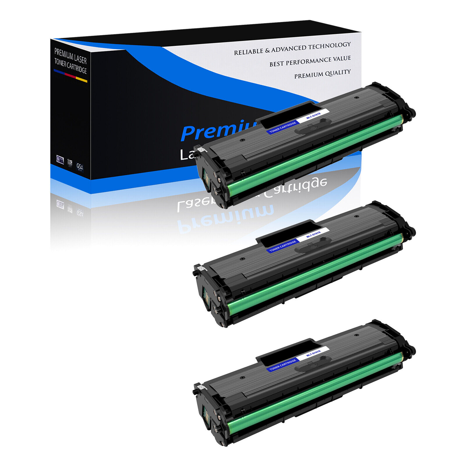 3PK MLT-D101S 101S Toner Cartridge for Samsung ML-2160 ML-2165 SCX-3401 SF-761P