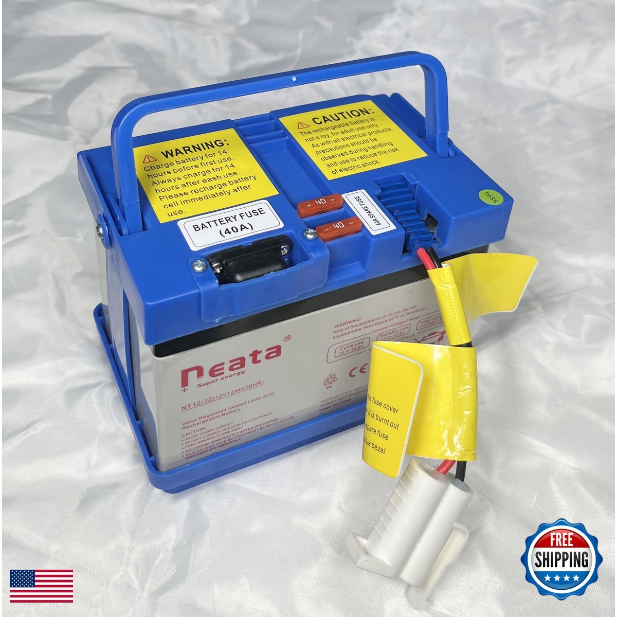 SHARIVVY 12V Battery for Kids Ride On - Yamaha Raptor 700R, Disney Frozen