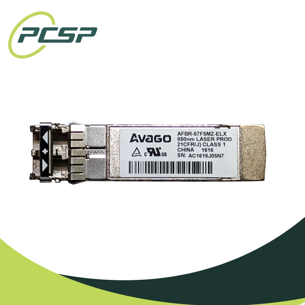 Lot of 4 Avago 16G SR SFP+ FC Transceiver Module 850nm AFBR-57F5MZ-ELX
