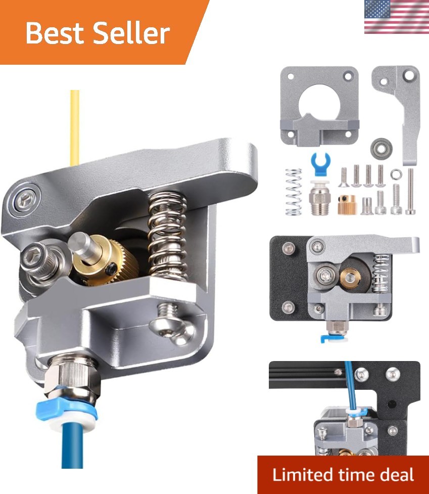 Effortless Installation: All-Metal MK8 Bowden Extruder for Enhanced 3D Printing