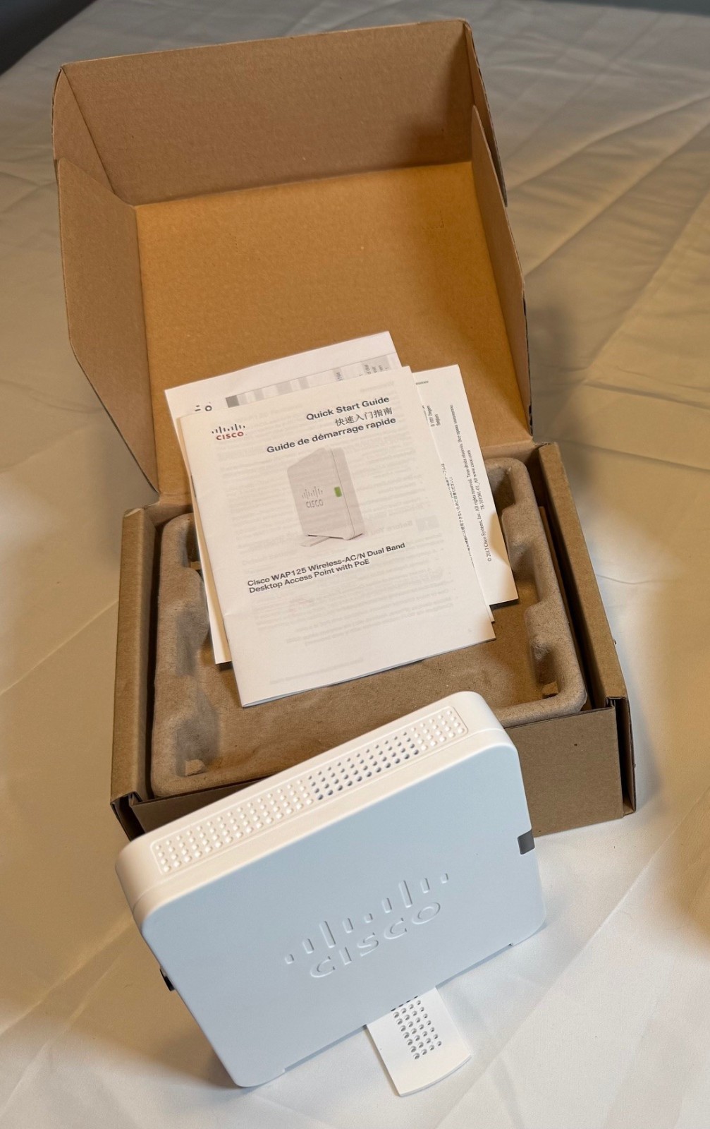 Cisco WAP125 Wireless AC/N Dual Band Access Point w/PoE WAP125-A-K9-NA Lot of 1