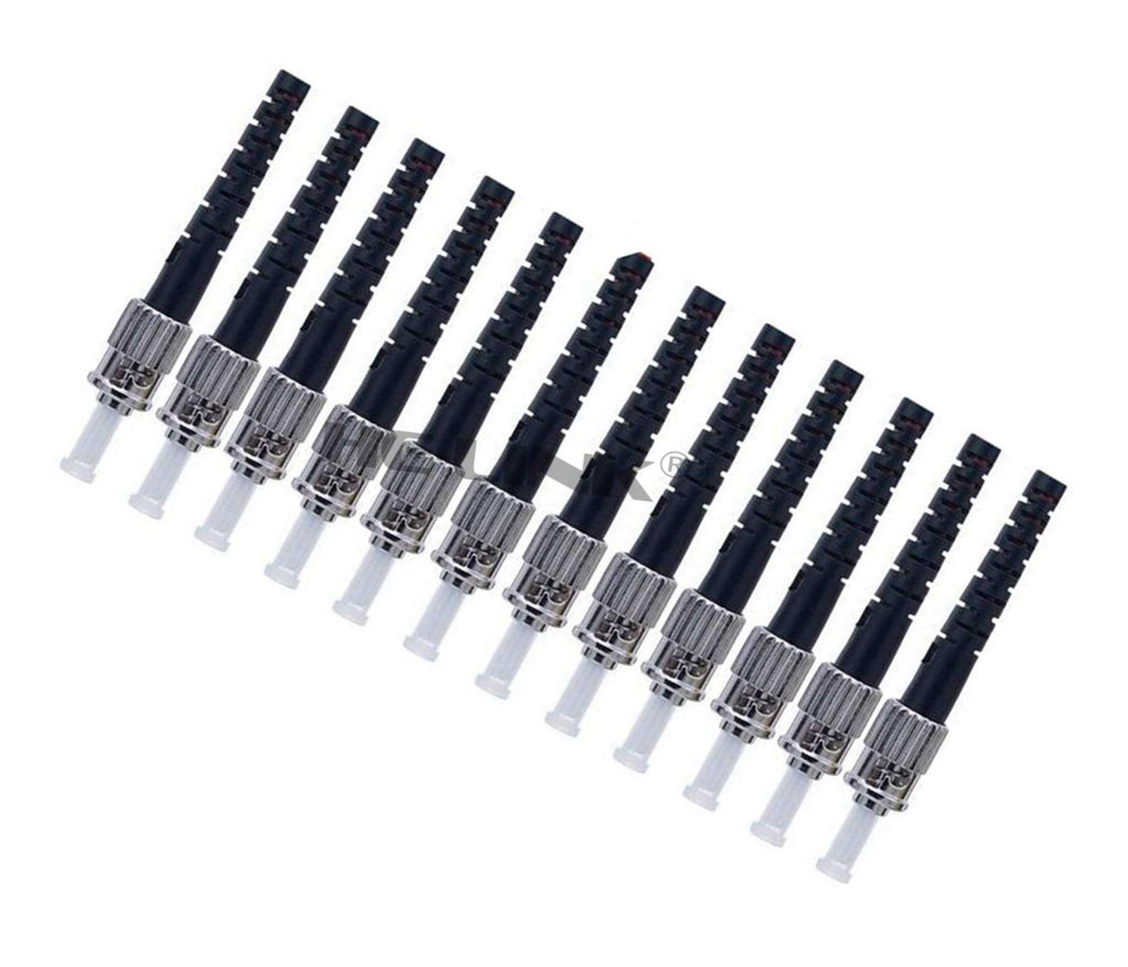 50M ST-ST Indoor Armored Singlemode 12 Strands Fiber Optic Cable