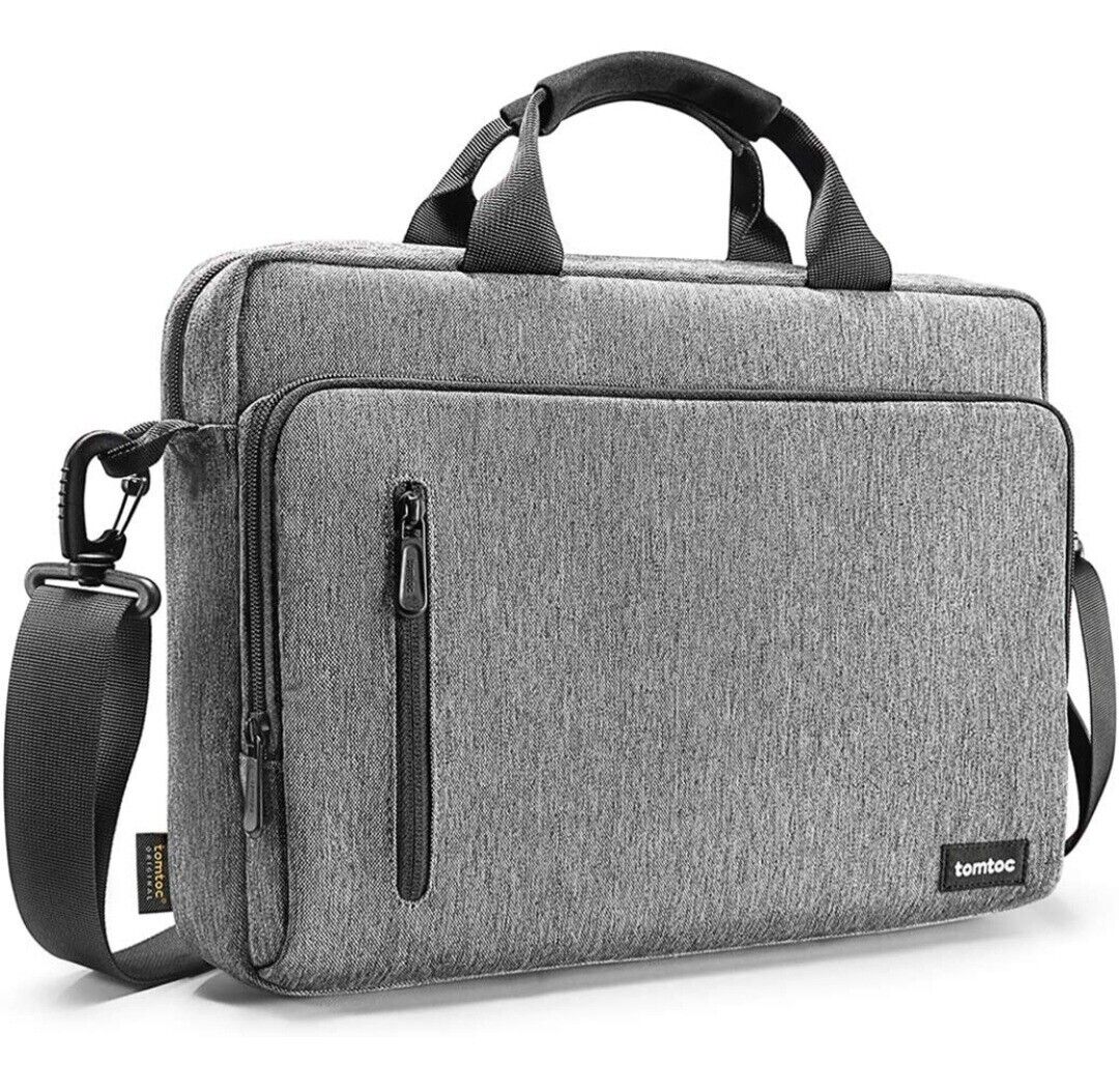 Tomtoc 15.6 Inch Laptop Shoulder Bag for 16in MacBook Pro M1 Pro/Max, Dell, Surf