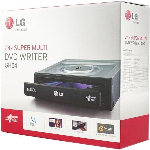 LG GH24 INTERNAL USB 2.0 SUPER MULTI DVD CD-RW WRITER REWRITER 24X URUT-17