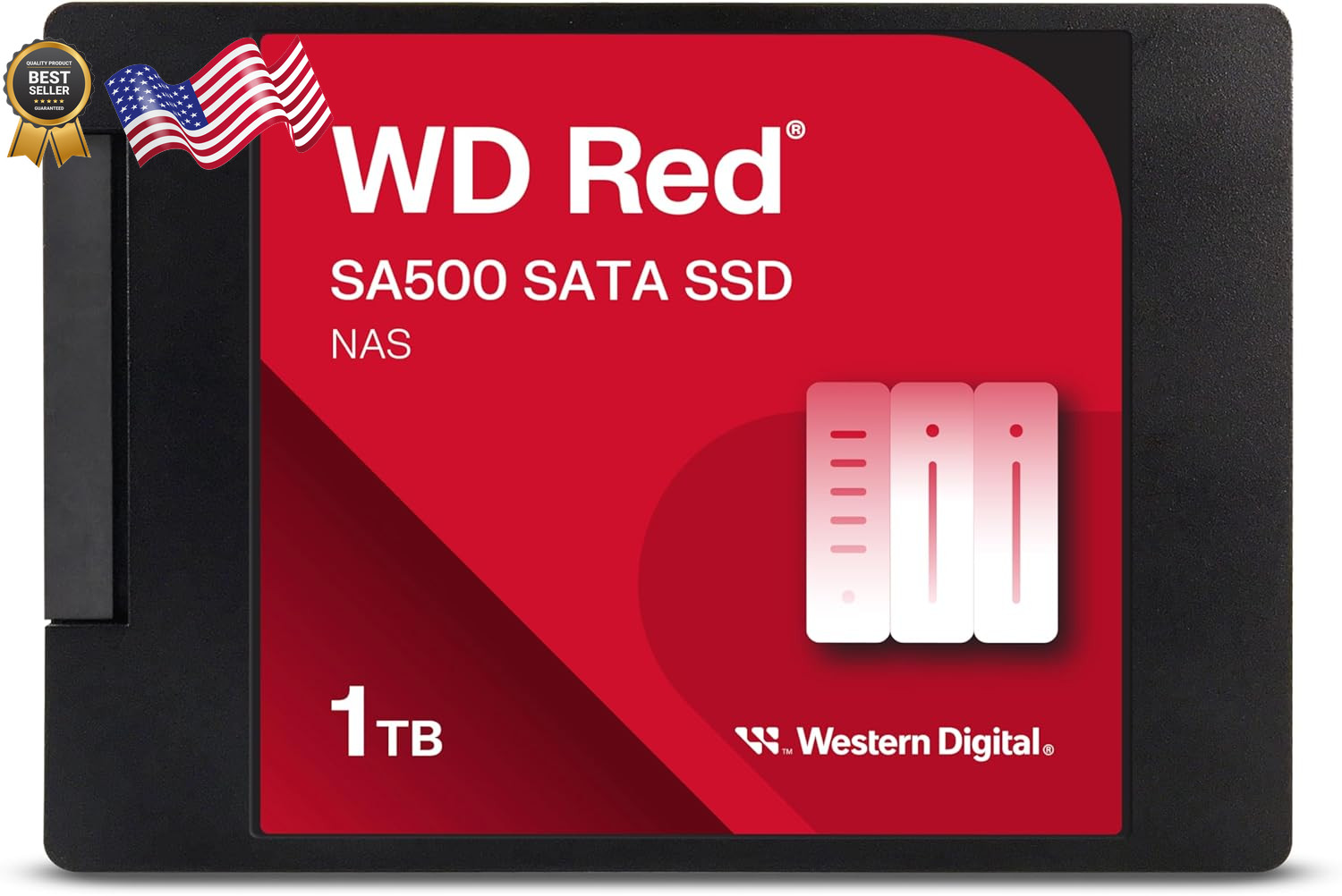 Western Digital 1TB WD Red SA500 NAS 3D NAND Internal SSD - SATA III 6 Gb/s