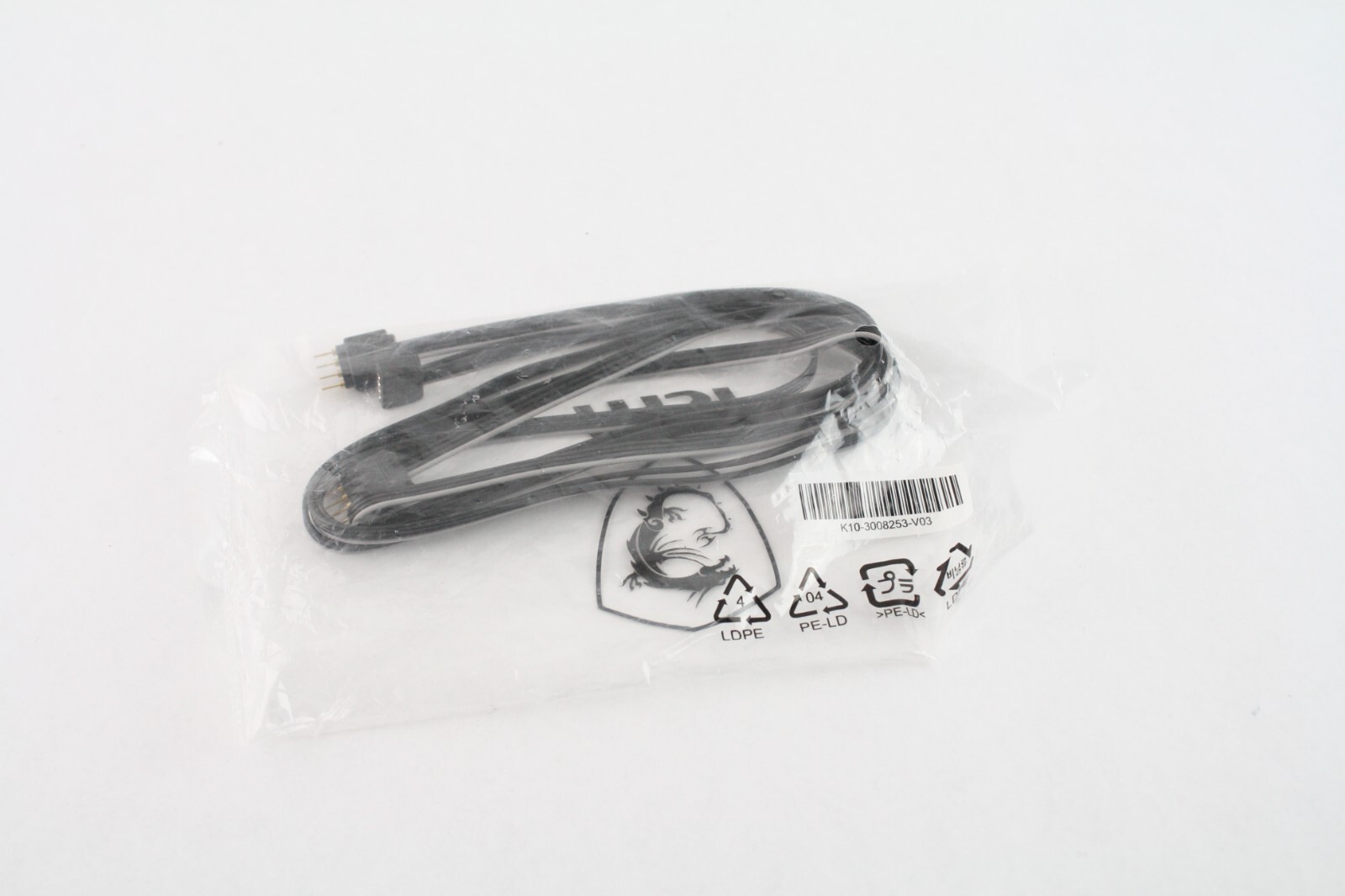 MSI RGB LED Lighting Y-Split Extension Cable Cord K10-3008253-V03 4-Pin 80cm NEW